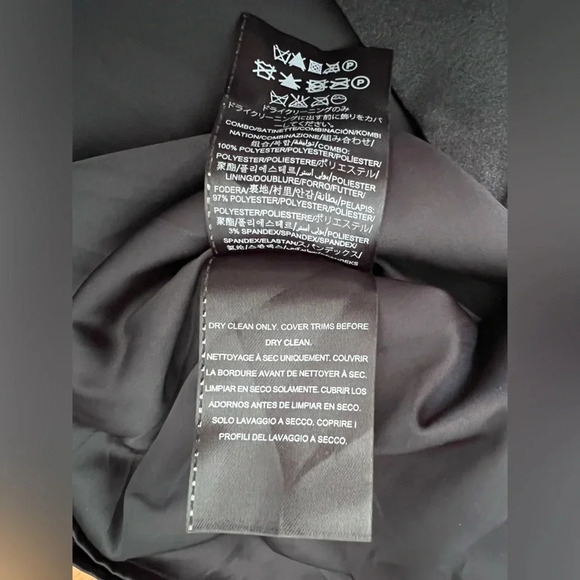 Guess Black & Cream Lace  Mini Dress | Size 3 - Picture 6 of 7